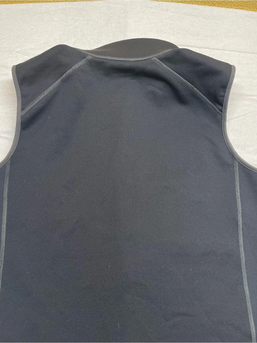 L.L. Bean Black Men's Softshell Zip Vest